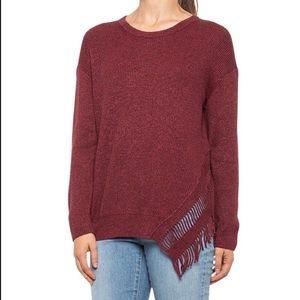Nic+Zoe Fringe Times Side Tassle Sweater